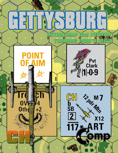 CWASL Gettysburg Retromap 2nd Edition